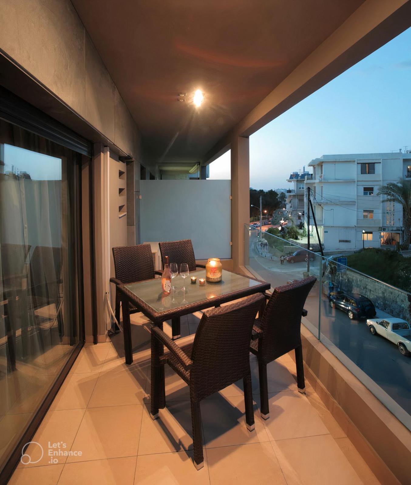 Onyx City Center Apartment With Parking Heraclión Exterior foto