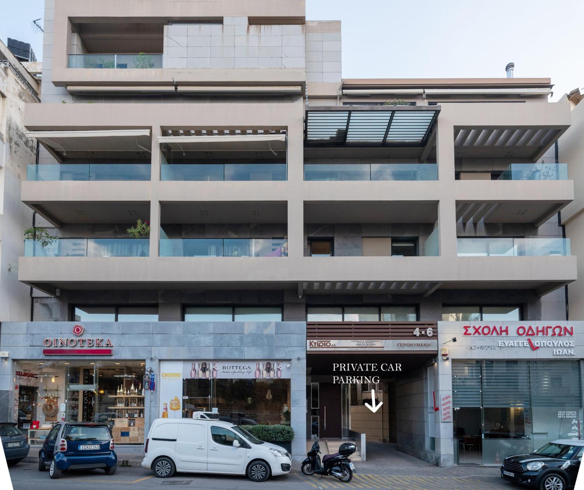 Onyx City Center Apartment With Parking Heraclión Exterior foto
